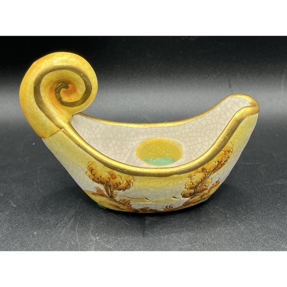 Set Of 2 Vtg. Signed Veneto Flair Gondola Candlestick Holders-Made In Italy-1978 - Picture 4 of 10